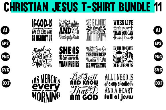 Christian Jesus T Shirt Bundle