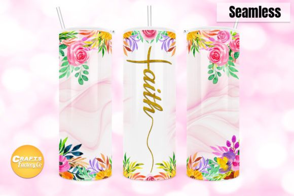 Faith Bible Verse Tumbler Designs