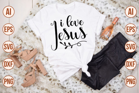 I Love Jesus SVG