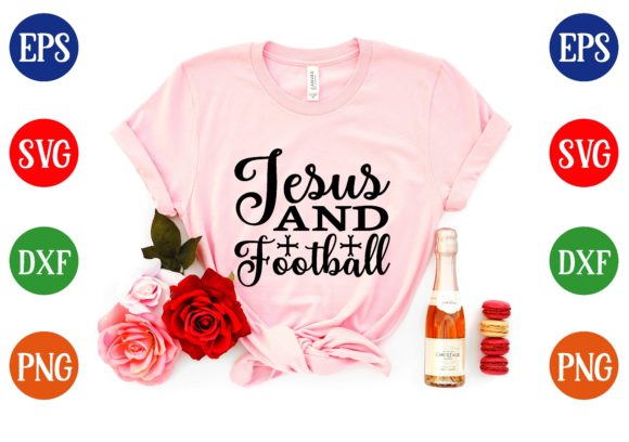 Jesus and Football Svg Design